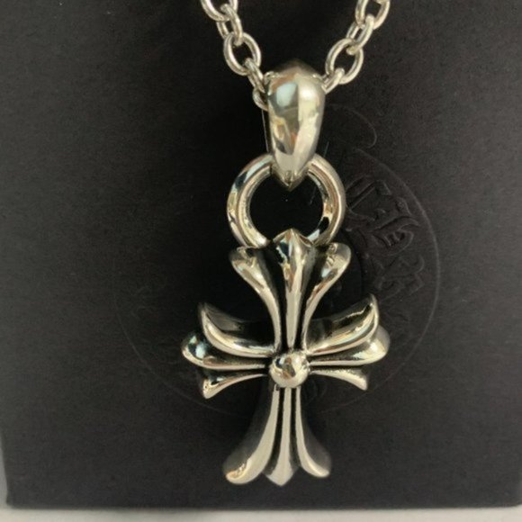 Chrome Hearts Necklace- Cross Necklace Rock Necklace 925 Sliver Jewelry - Picture 6 of 9